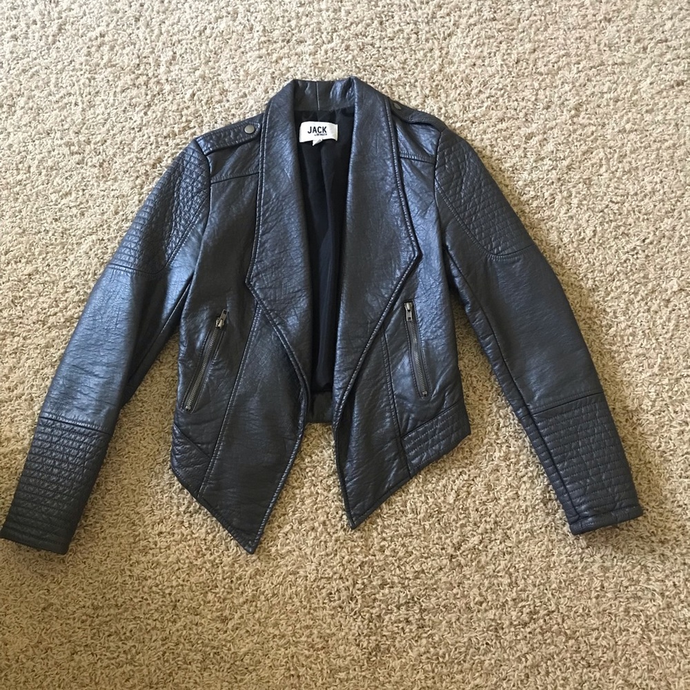 NWOT BB Dakota Faux Leather Jacket